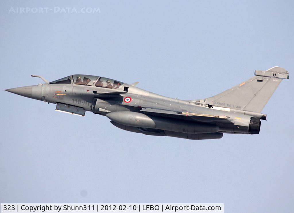 323, Dassault Rafale B C/N 323, Go around above rwy 32R