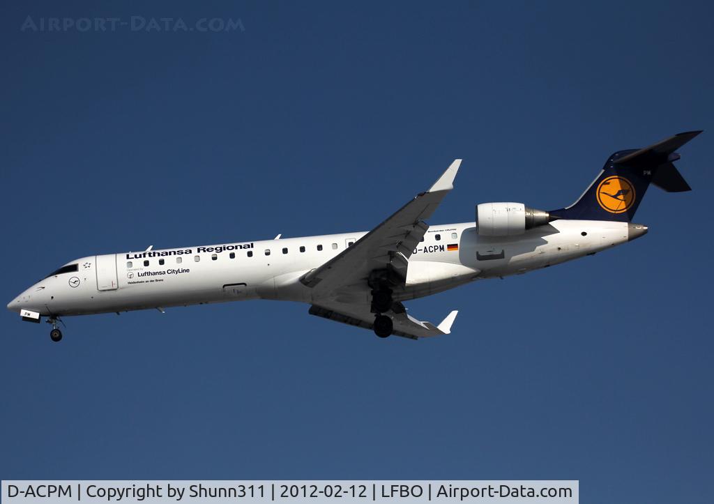 D-ACPM, 2003 Bombardier CRJ-701ER (CL-600-2C10) Regional Jet C/N 10080, Landing rwy 32L