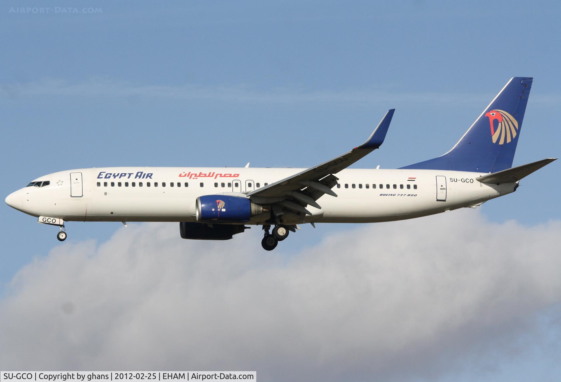 SU-GCO, 2007 Boeing 737-866 C/N 35561, Landing rw27