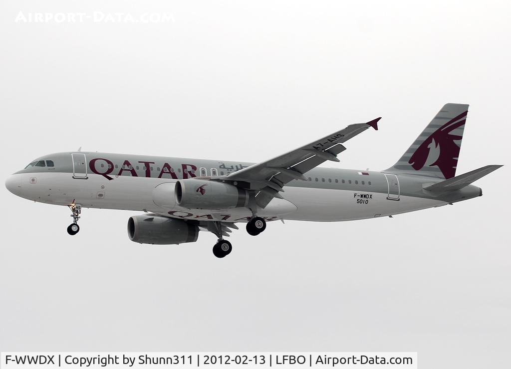 F-WWDX, 2011 Airbus A320-232 C/N 5010, C/n 5010 - To be A7-AHS