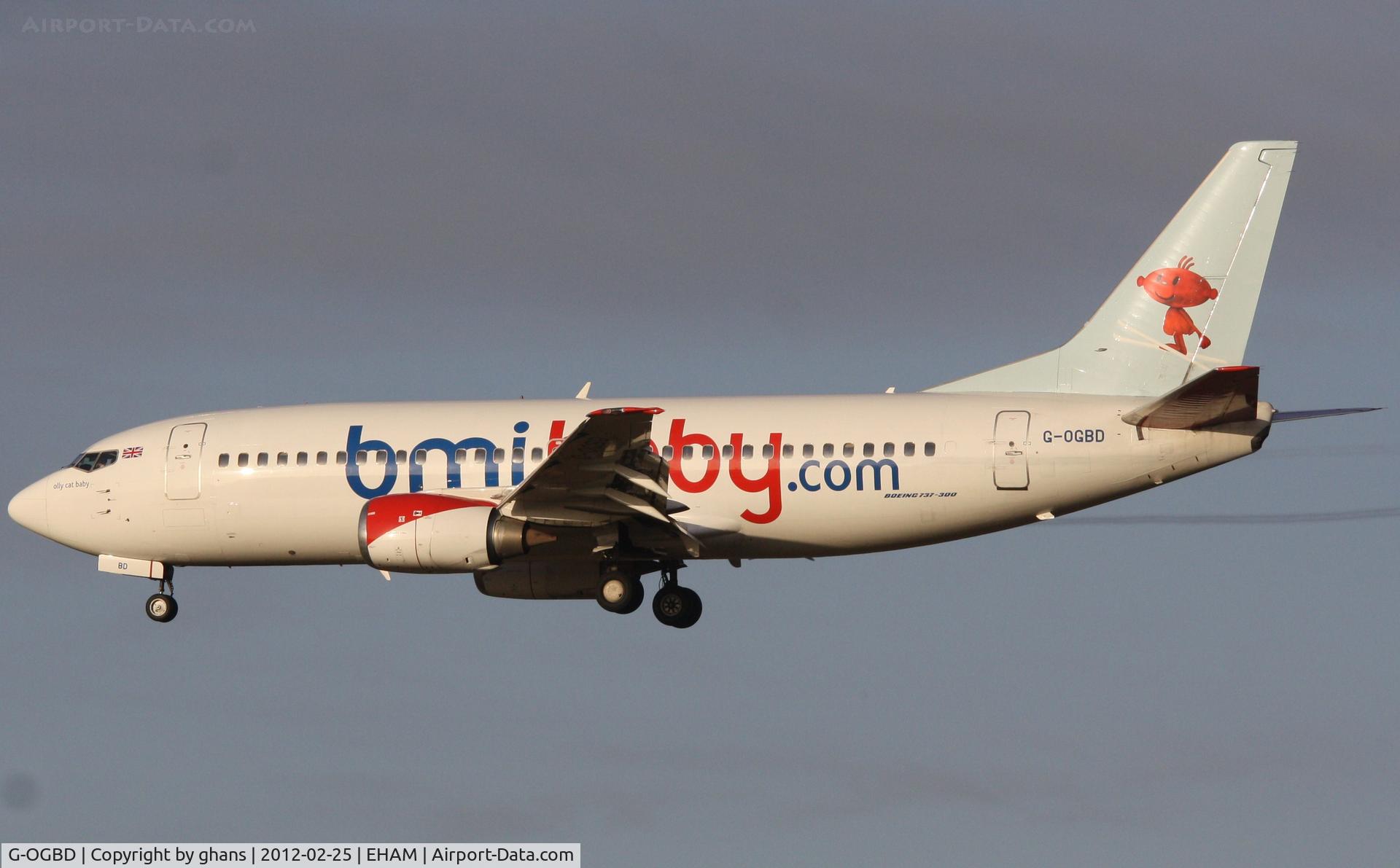 G-OGBD, 1995 Boeing 737-3L9 C/N 27833, ski-baby tail