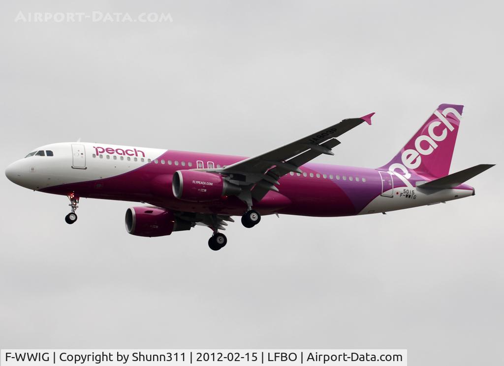 F-WWIG, 2012 Airbus A320-214 C/N 5015, C/n 5015 - To be JA803P
