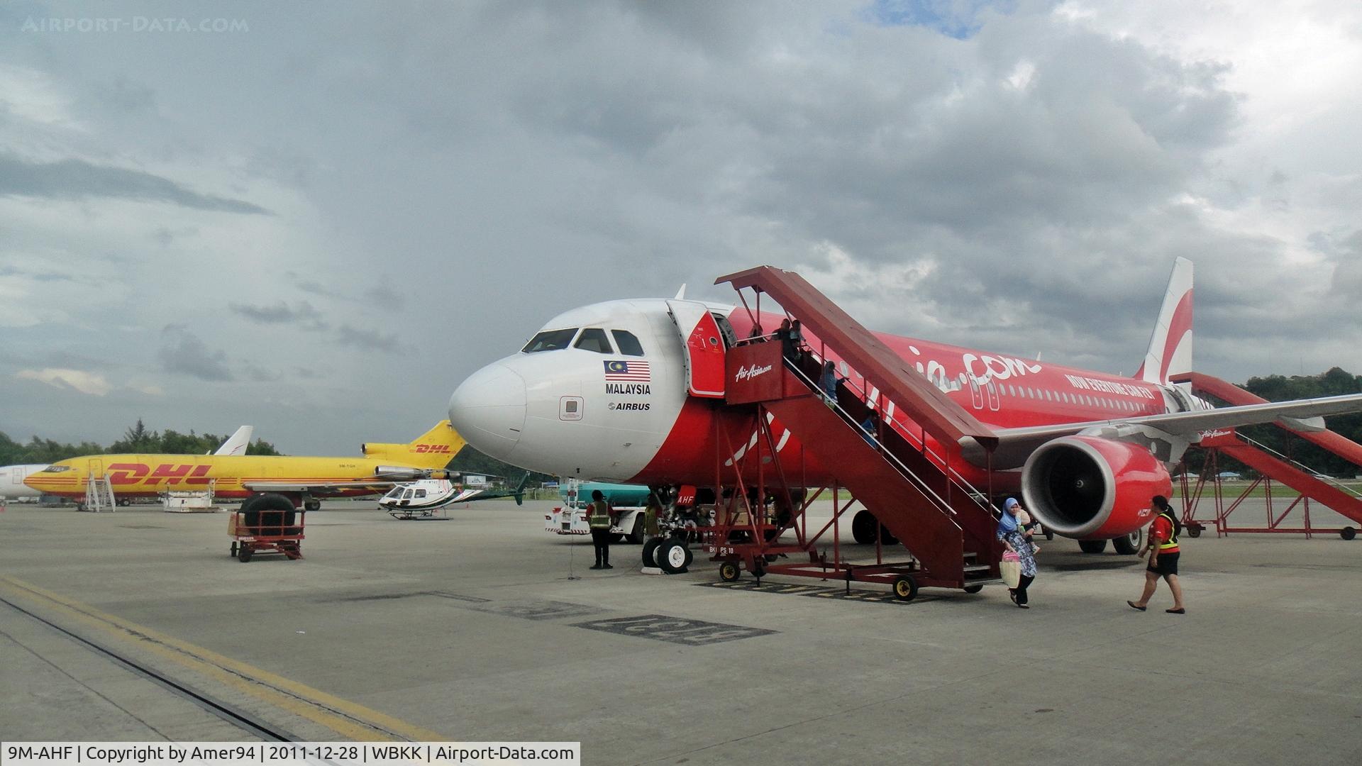 9M-AHF, 2007 Airbus A320-216 C/N 3353, 9M-AHF parked at Terminal 2 BKI/WBKK.