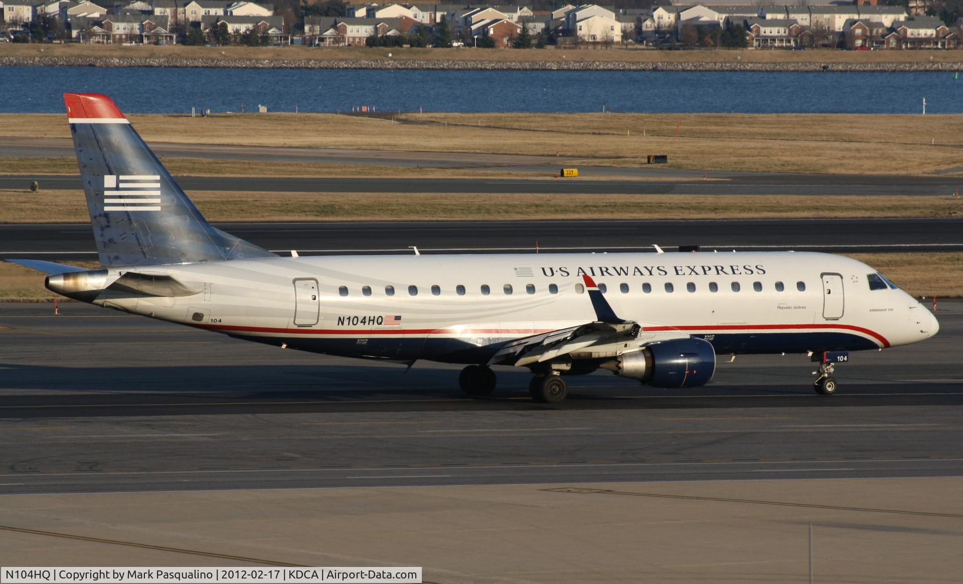 N104HQ, 2007 Embraer 175LR (ERJ-170-200LR) C/N 17000160, ERJ 170-200 LR