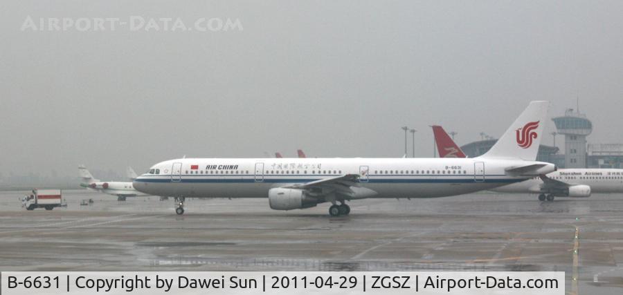 B-6631, 2010 Airbus A321-213 C/N 4180, B-6631
