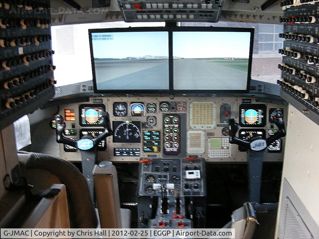 G-JMAC, 1992 British Aerospace Jetstream 41 C/N 41004, Jetstream cockpit converted to a flight simulator which I 