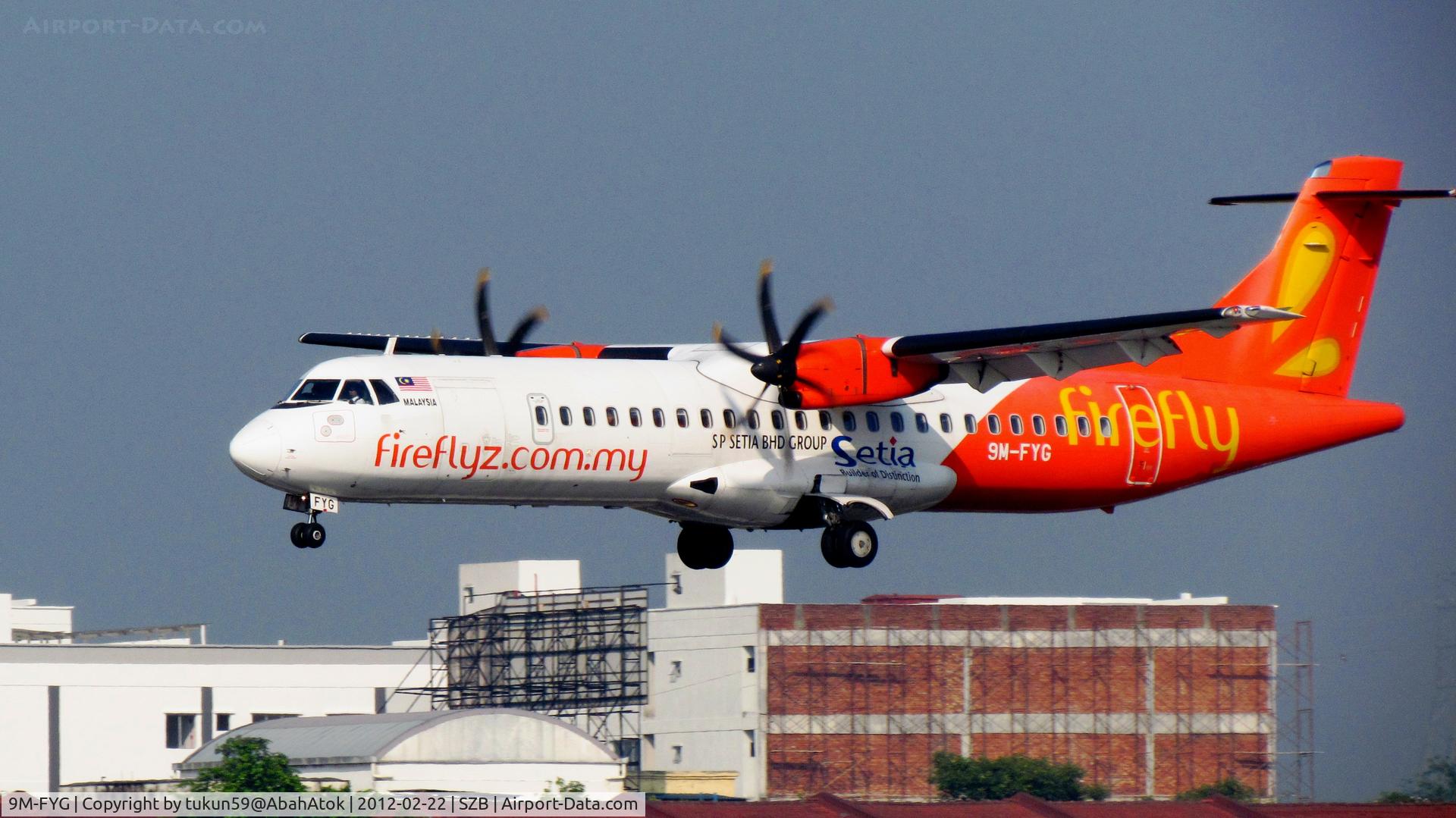 9M-FYG, 2009 ATR 72-212A C/N 868, Firefly