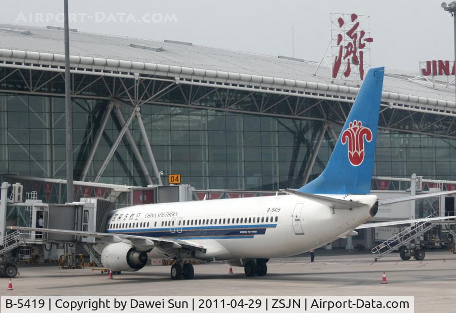 B-5419, 2009 Boeing 737-81B C/N 35379, b-5419