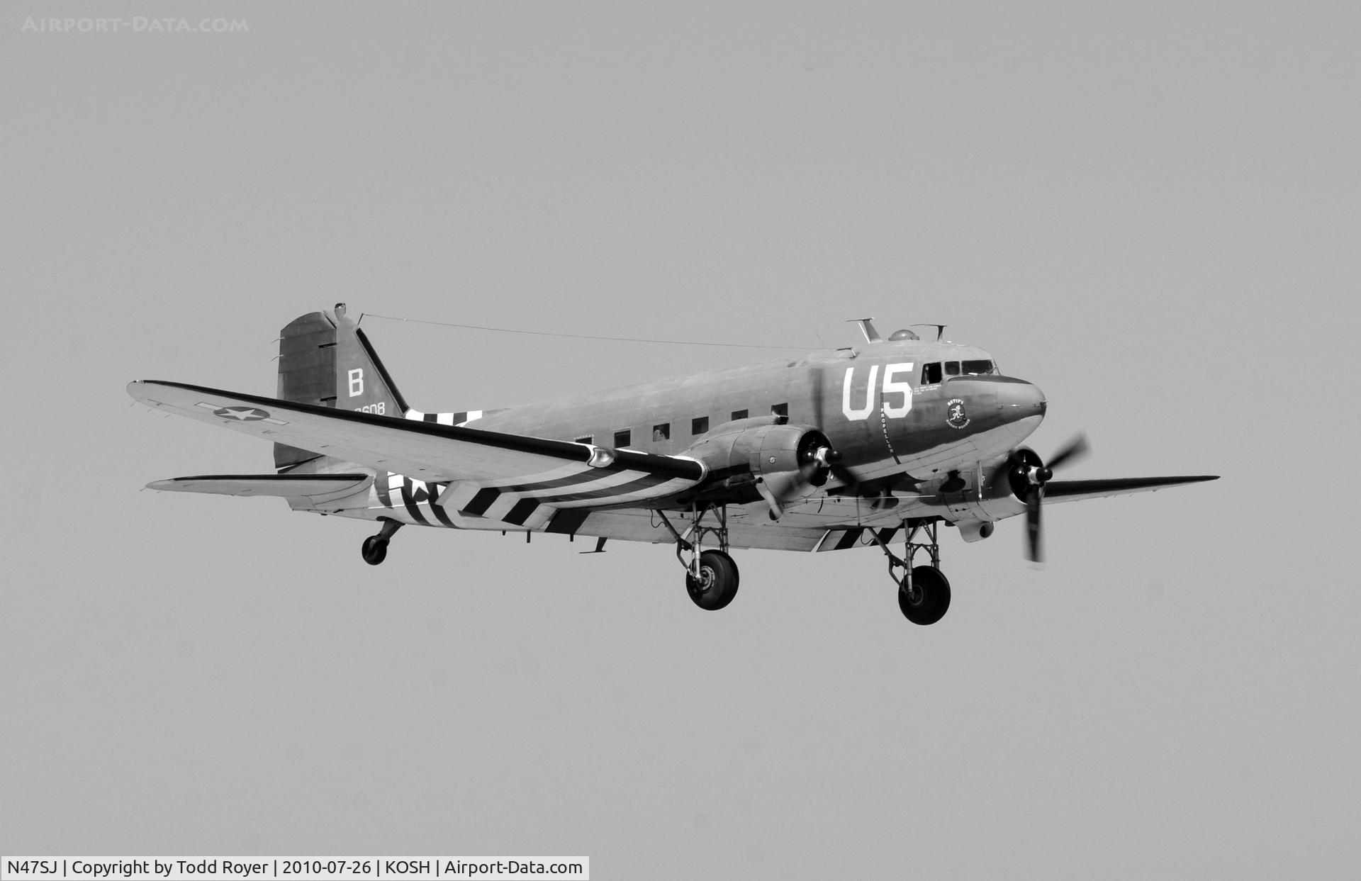N47SJ, 1943 Douglas DC3C-R (C-47B-5-DK) C/N 14423, EAA AIRVENTURE 2010