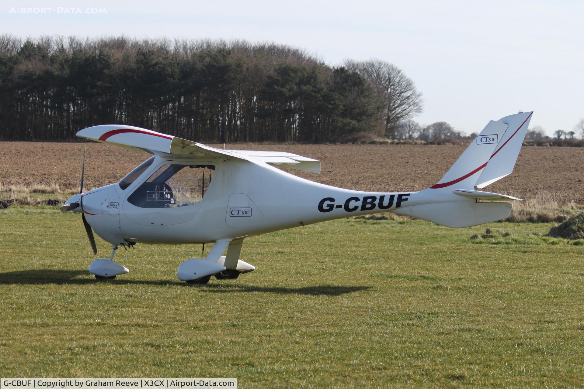 G-CBUF, 2002 Flight Design CT2K C/N 7901, Parked at Northrepps.