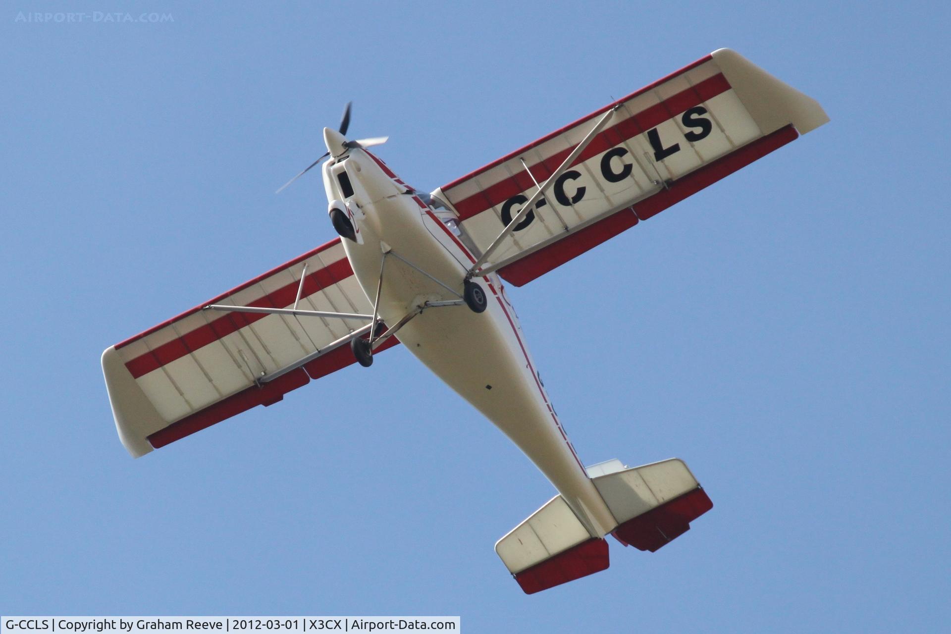 G-CCLS, 2004 Comco Ikarus C42 FB UK C/N PFA 322-14050, Over head at Northrepps.