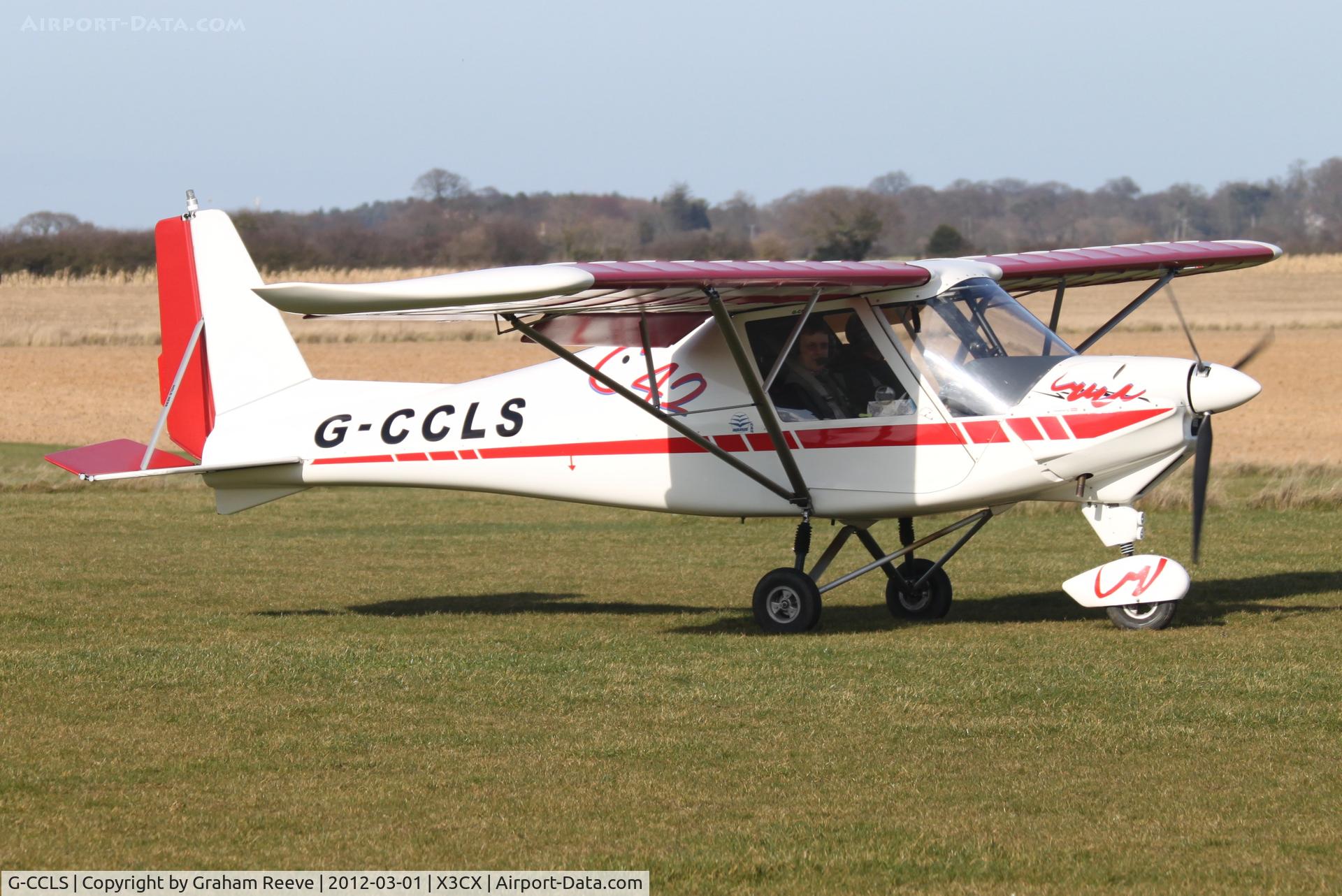 G-CCLS, 2004 Comco Ikarus C42 FB UK C/N PFA 322-14050, Just landed.