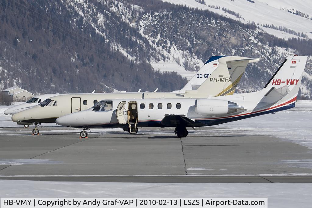HB-VMY, 2001 Cessna 550 Citation Bravo C/N 550-0964, Overview of the apron