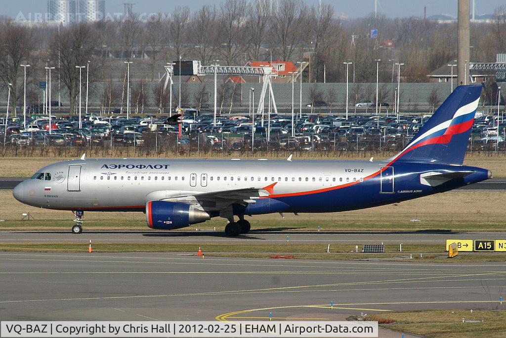 VQ-BAZ, 2009 Airbus A320-214 C/N 3789, Aeroflot