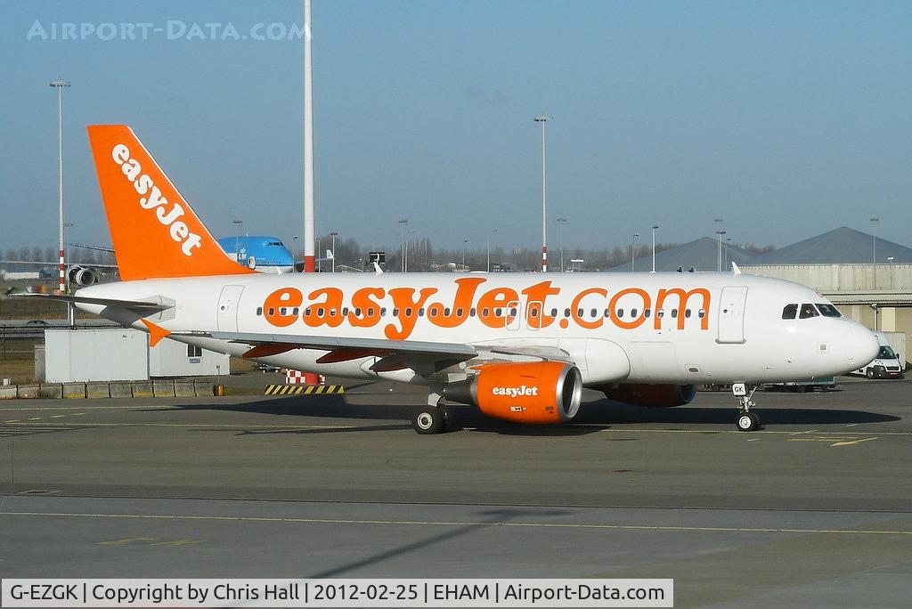 G-EZGK, 2011 Airbus A319-111 C/N 4717, easyJet