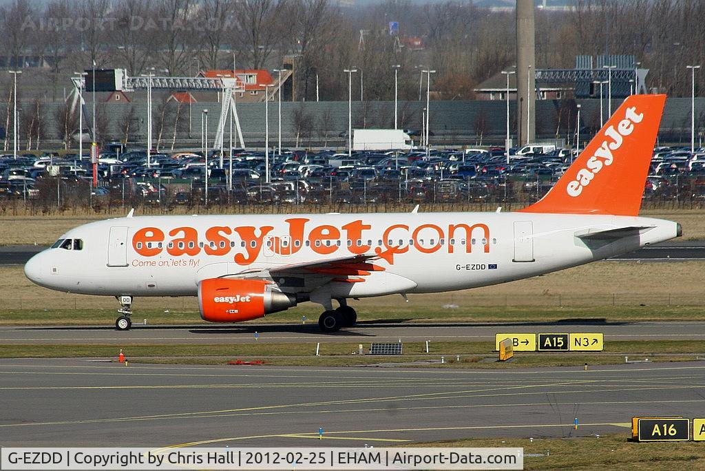 G-EZDD, 2008 Airbus A319-111 C/N 3442, easyJet