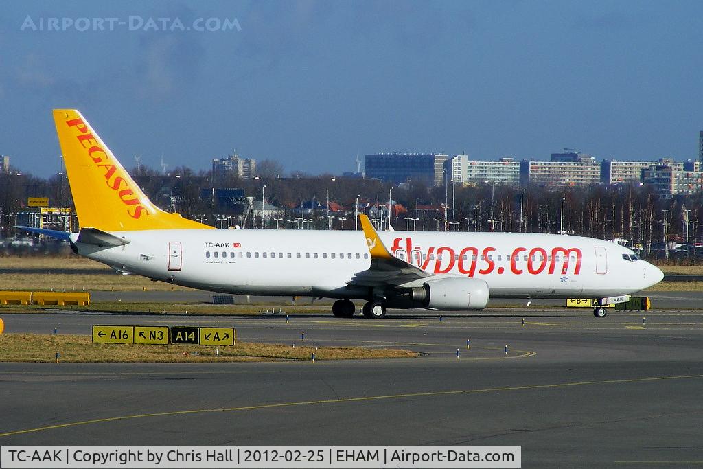 TC-AAK, 2007 Boeing 737-8FH C/N 35094/2195, Pegasus