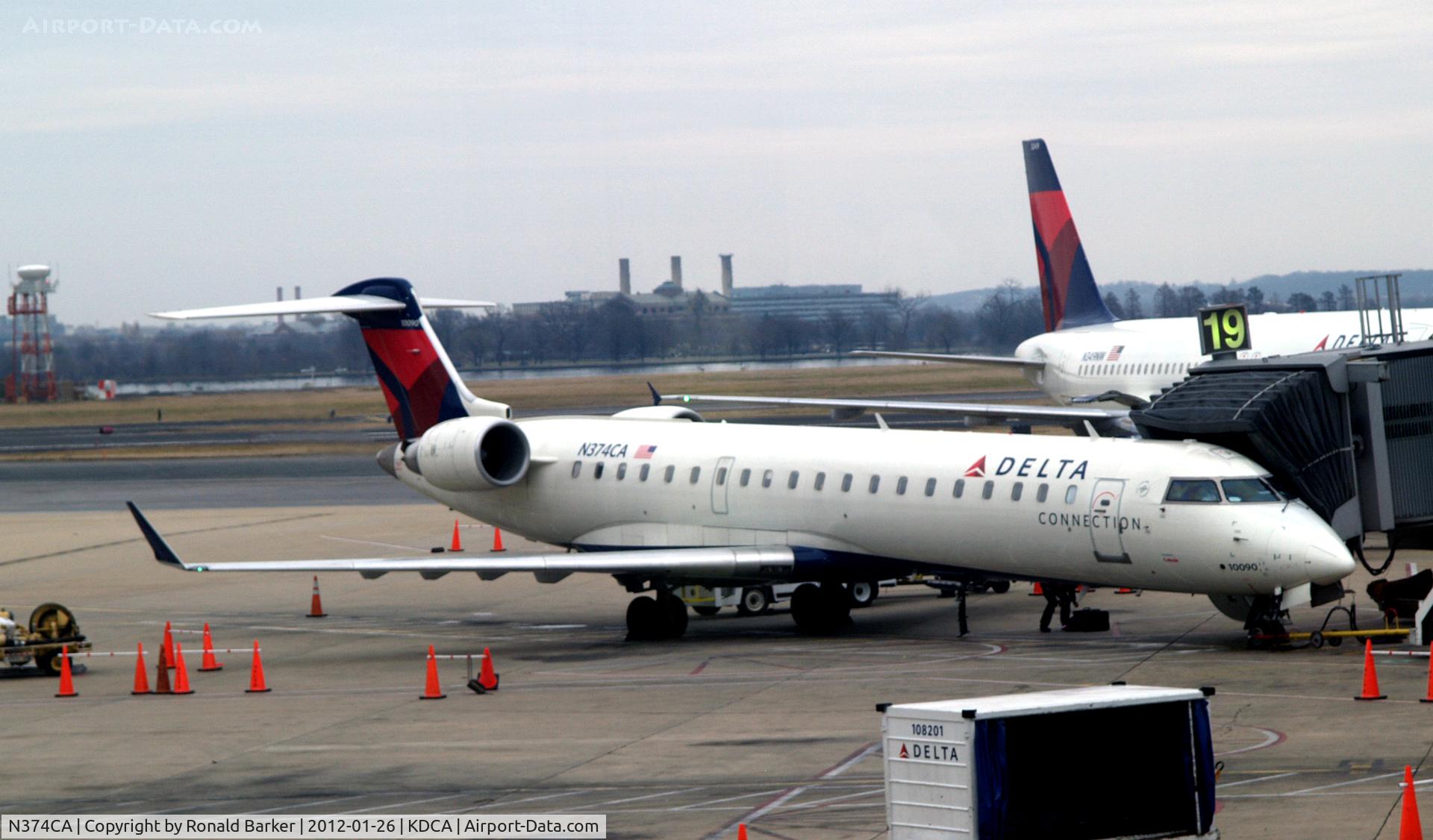 N374CA, 2003 Bombardier CRJ-701 (CL-600-2C10) Regional Jet C/N 10090, DCA, VA