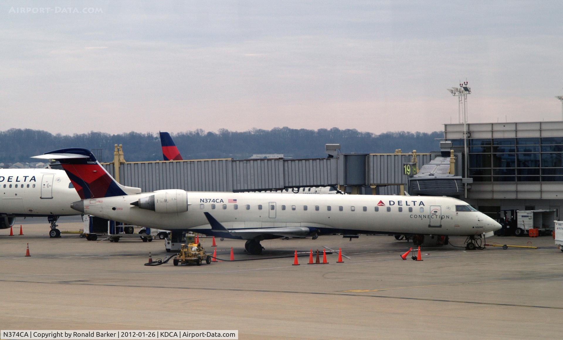 N374CA, 2003 Bombardier CRJ-701 (CL-600-2C10) Regional Jet C/N 10090, DCA, VA