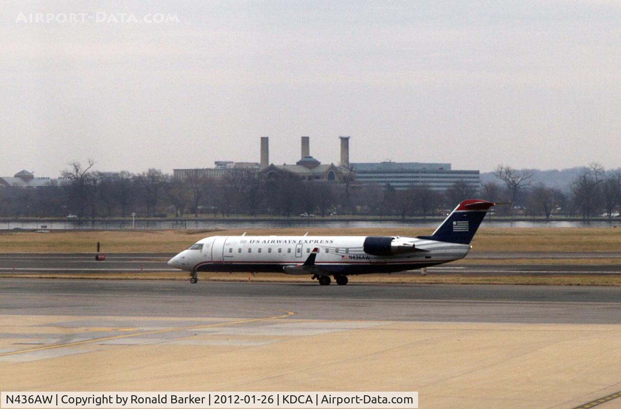 N436AW, 2002 Bombardier CRJ-200LR (CL-600-2B19) C/N 7734, DCA, VA