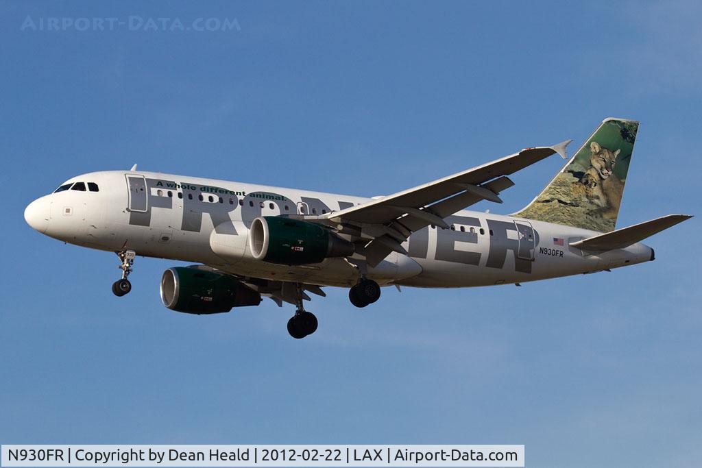 N930FR, 2004 Airbus A319-111 C/N 2241, Frontier Airlines 