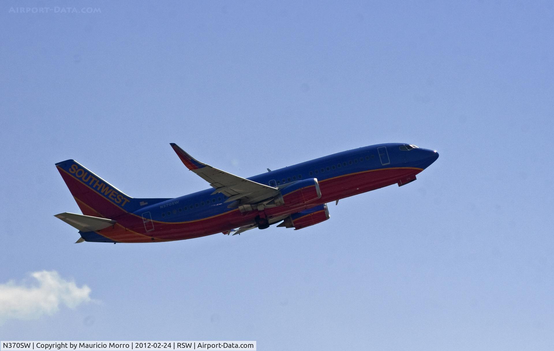 N370SW, 1993 Boeing 737-3H4 C/N 26597, Southwest 737