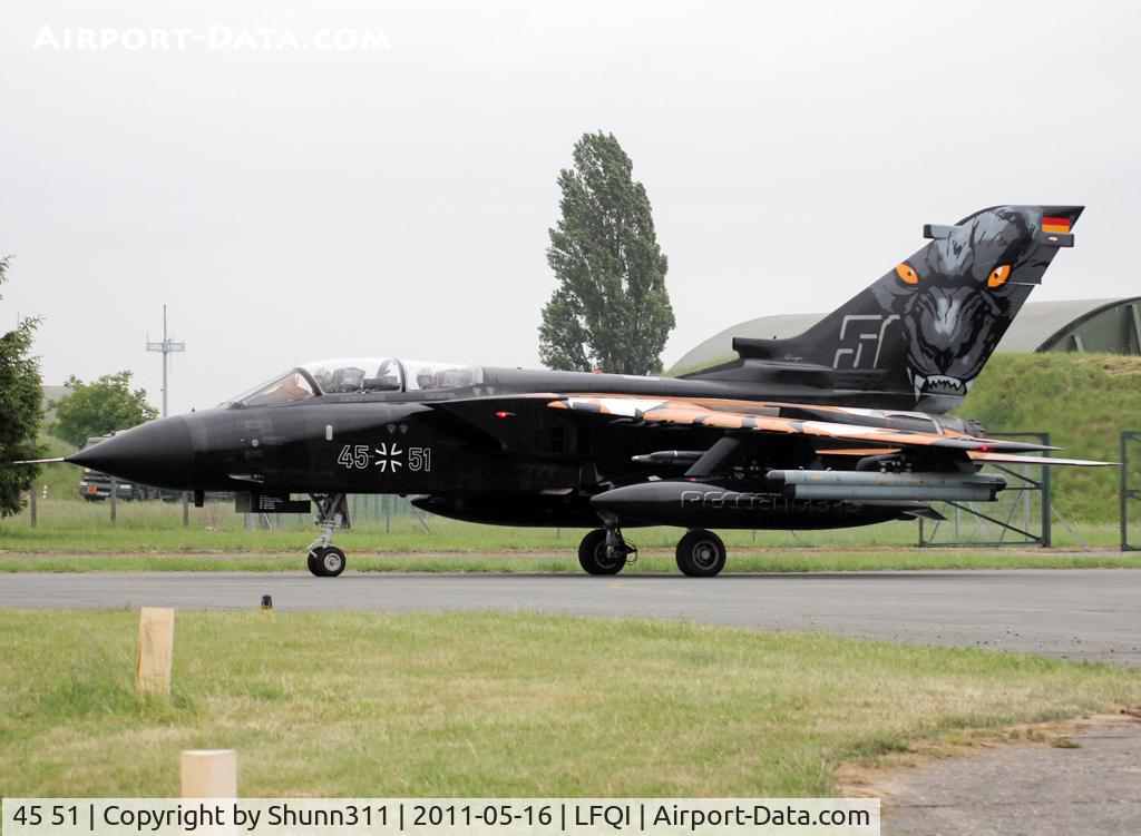 45 51, Panavia Tornado IDS C/N 628/GS199/4251, Participant of the Tiger Meet 2011... Special 50th Tiger c/s