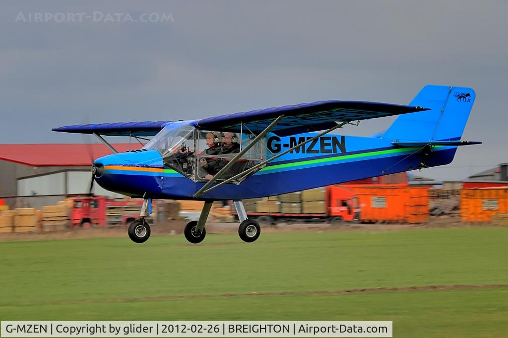 G-MZEN, 1996 Rans S-6ESD Coyote II C/N PFA 204-12823, Whispering in out of the gloom!
