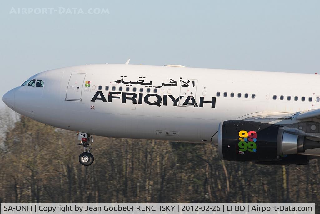 5A-ONH, 2009 Airbus A330-243 C/N 1049, ferried 26feb12 TIP-BOD after storage