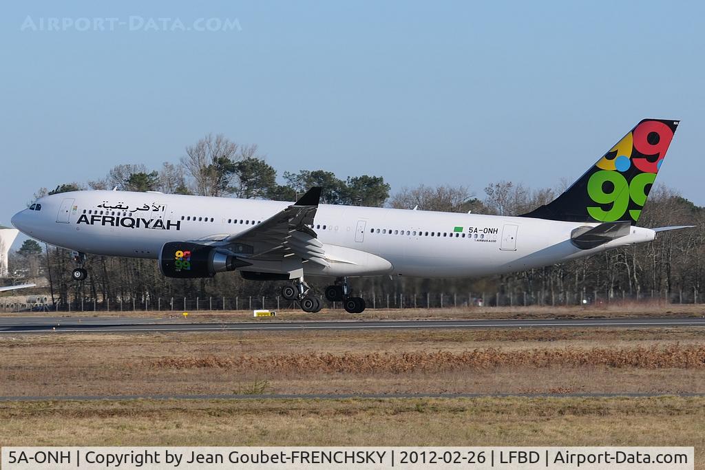5A-ONH, 2009 Airbus A330-243 C/N 1049, ferried 26feb2012 TIP-BOD after storage