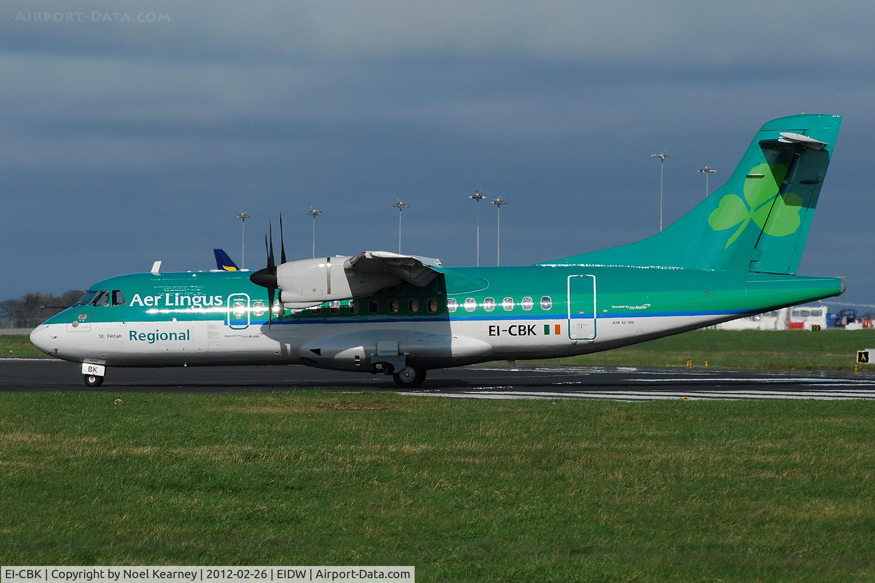 EI-CBK, 1990 ATR 42-300 C/N 199, Aer Arann ATR-42 now painted in the clrs of Aer Lingus Regional.
