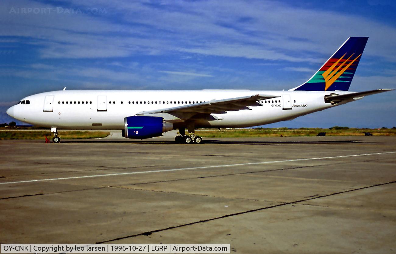 OY-CNK, 1979 Airbus A300B2-320 C/N 094, Rhodos Greece 27.10.96