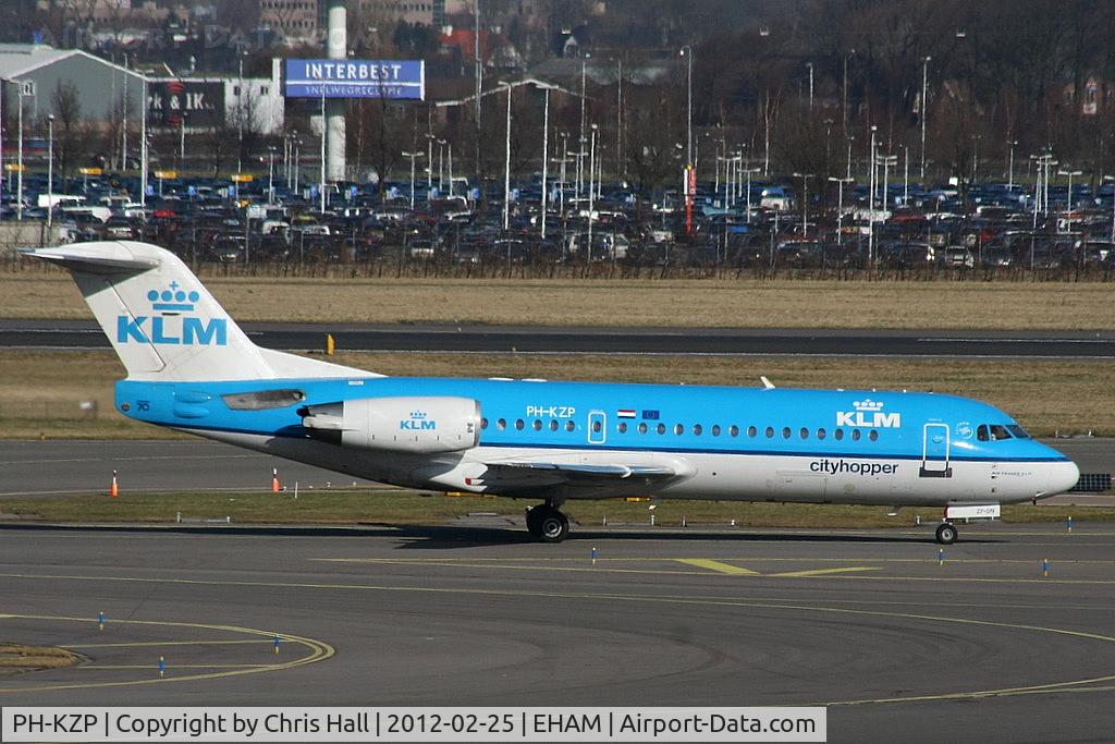 PH-KZP, 1995 Fokker 70 (F-28-0070) C/N 11539, KLM Royal Dutch Airlines