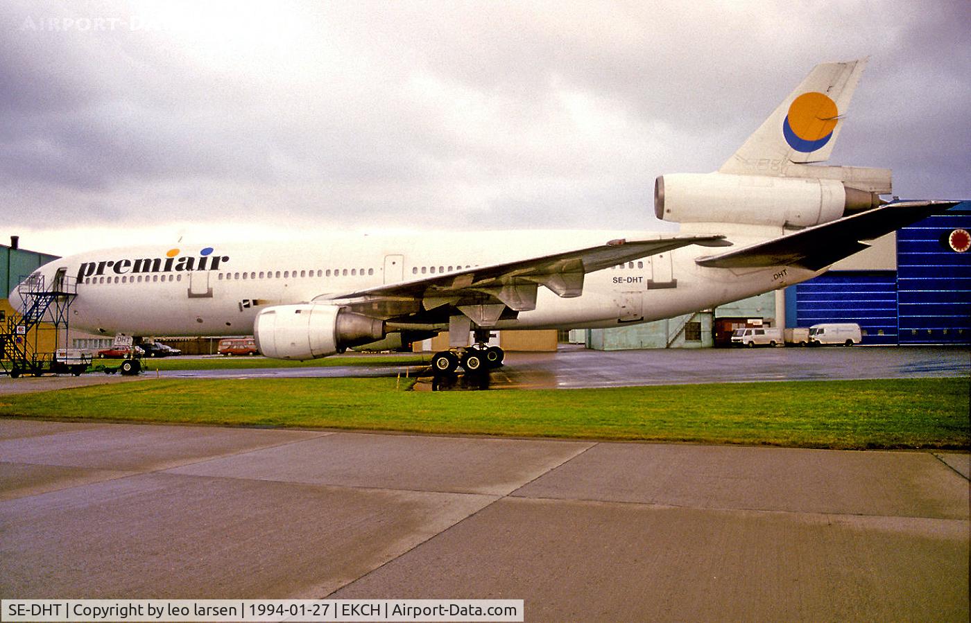 SE-DHT, 1980 Douglas DC-10-10 C/N 47833, Copenhagen Kastrup 27.1.94
