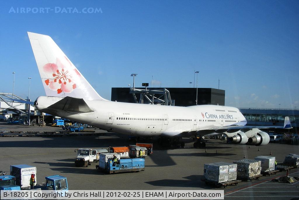 B-18205, Boeing 747-409 C/N 28712, China Airlines