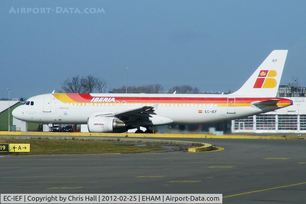 EC-IEF, 2001 Airbus A320-214 C/N 1655, Iberia
