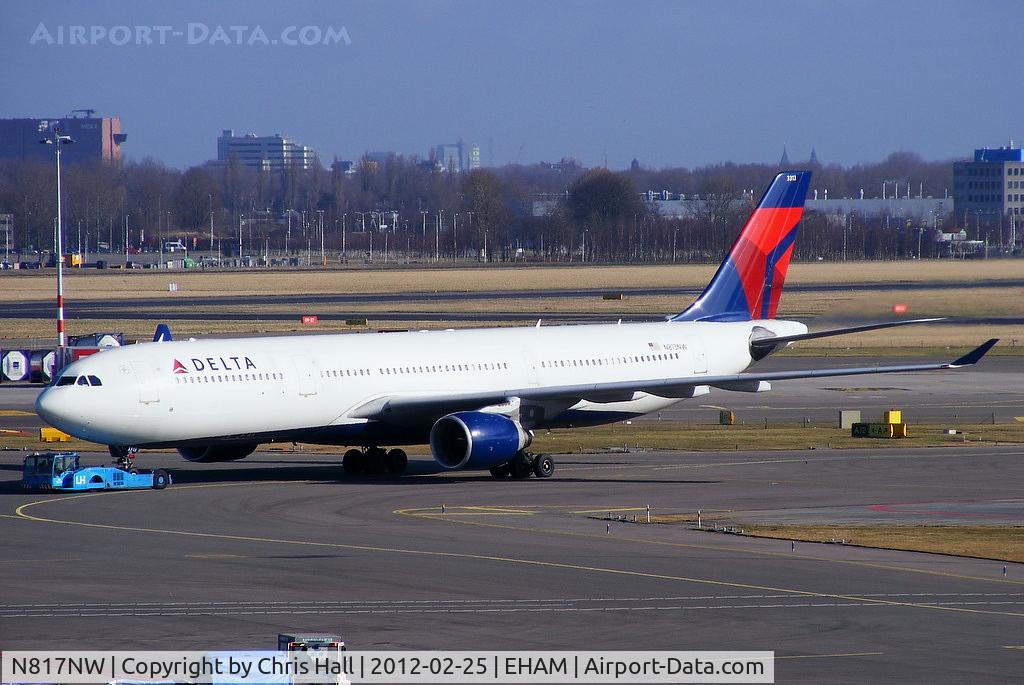 N817NW, 2007 Airbus A330-323 C/N 0843, Delta Airlines