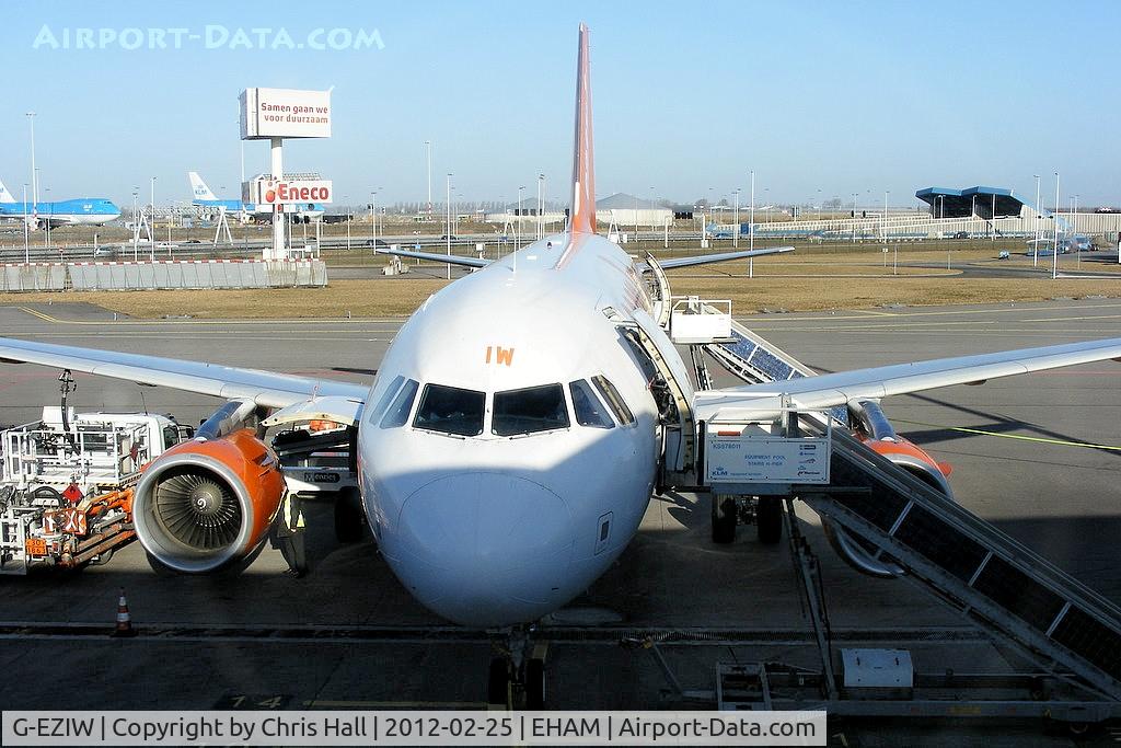G-EZIW, 2005 Airbus A319-111 C/N 2578, our ride from Liverpool