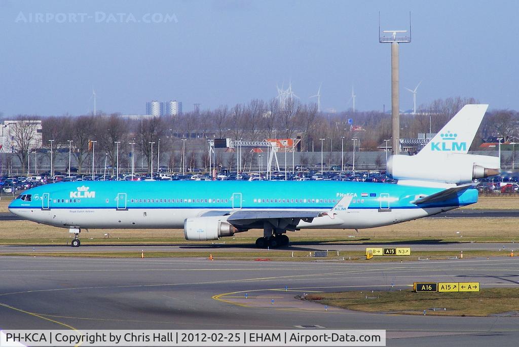 PH-KCA, 1993 McDonnell Douglas MD-11 C/N 48555, KLM Royal Dutch Airlines