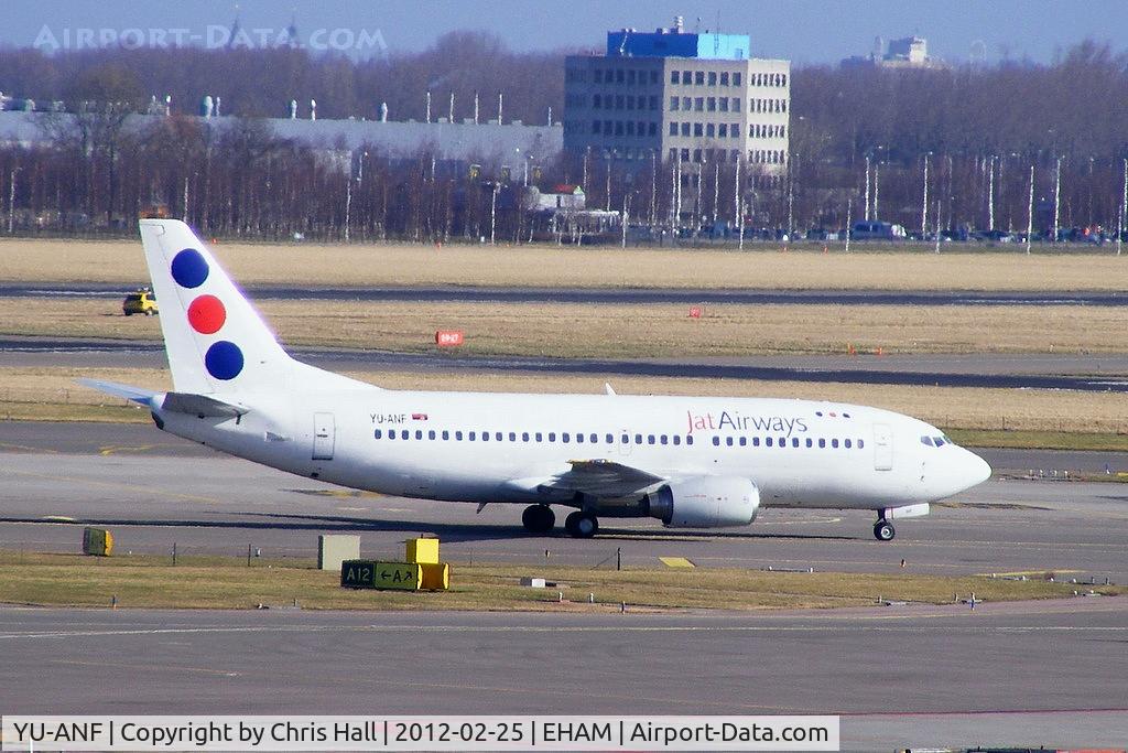 YU-ANF, 1985 Boeing 737-3H9 C/N 23330/1136, JAT Yugoslav Airlines