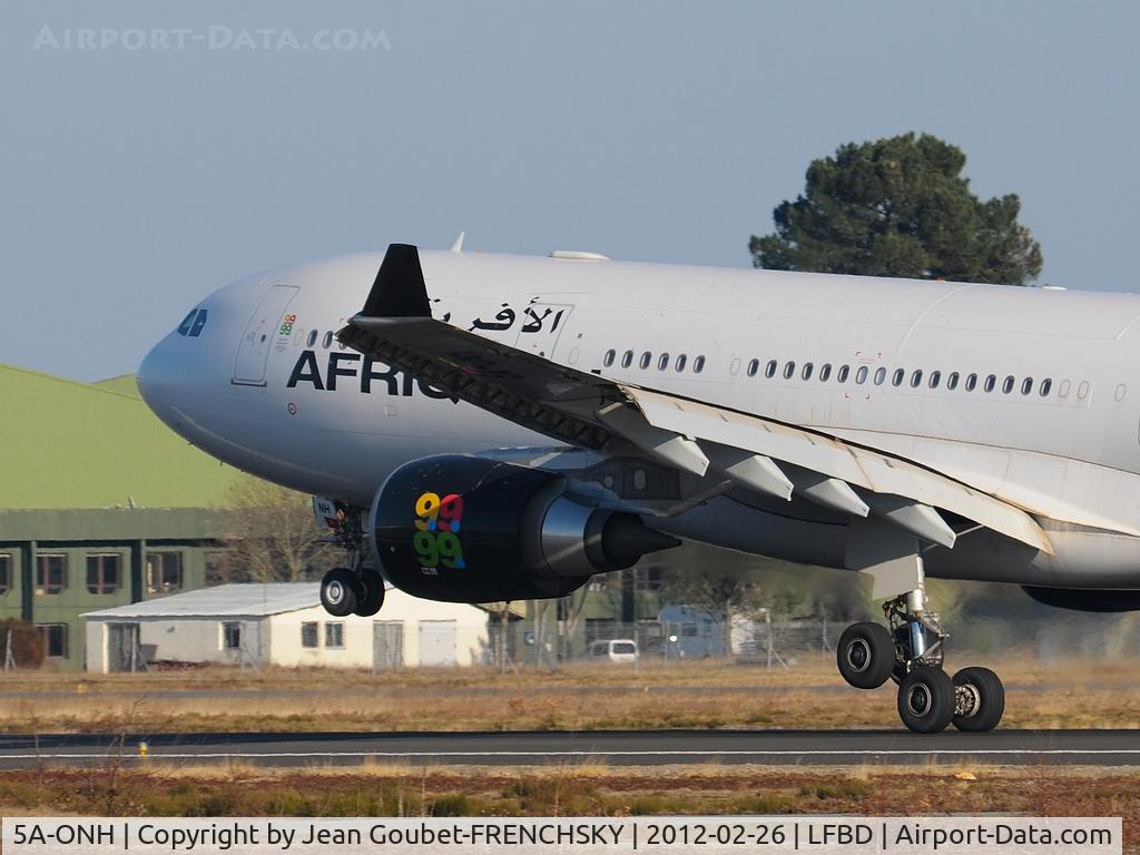 5A-ONH, 2009 Airbus A330-243 C/N 1049, the last flight....landing 05