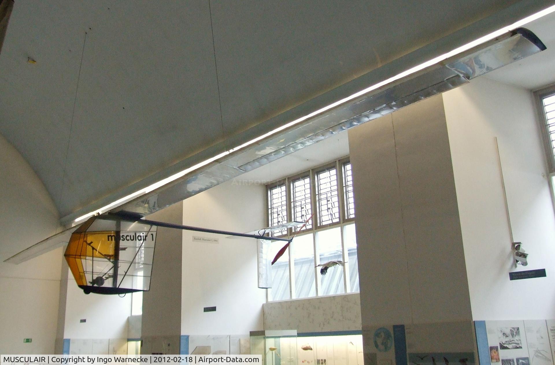 MUSCULAIR, 1984 Rochelt Musculair 1 C/N 01, Günther Rochelt Musculair 1 human-powered aircraft at the Deutsches Museum, München (Munich)