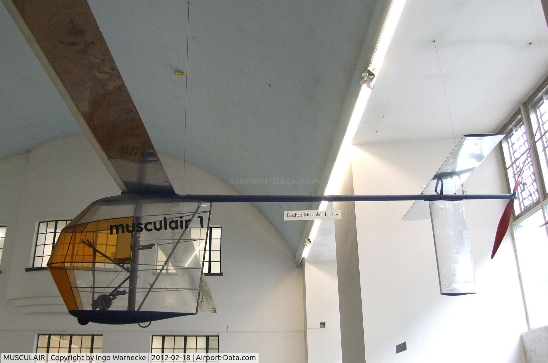 MUSCULAIR, 1984 Rochelt Musculair 1 C/N 01, Günther Rochelt Musculair 1 human-powered aircraft at the Deutsches Museum, München (Munich)