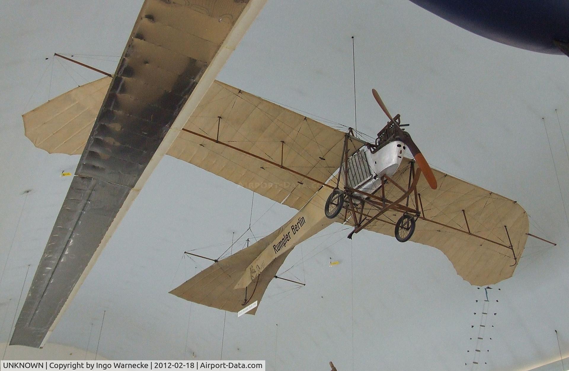 UNKNOWN, 1910 Rumpler Berlin Taube C/N 19, Rumpler Taube at the Deutsches Museum, München (Munich)