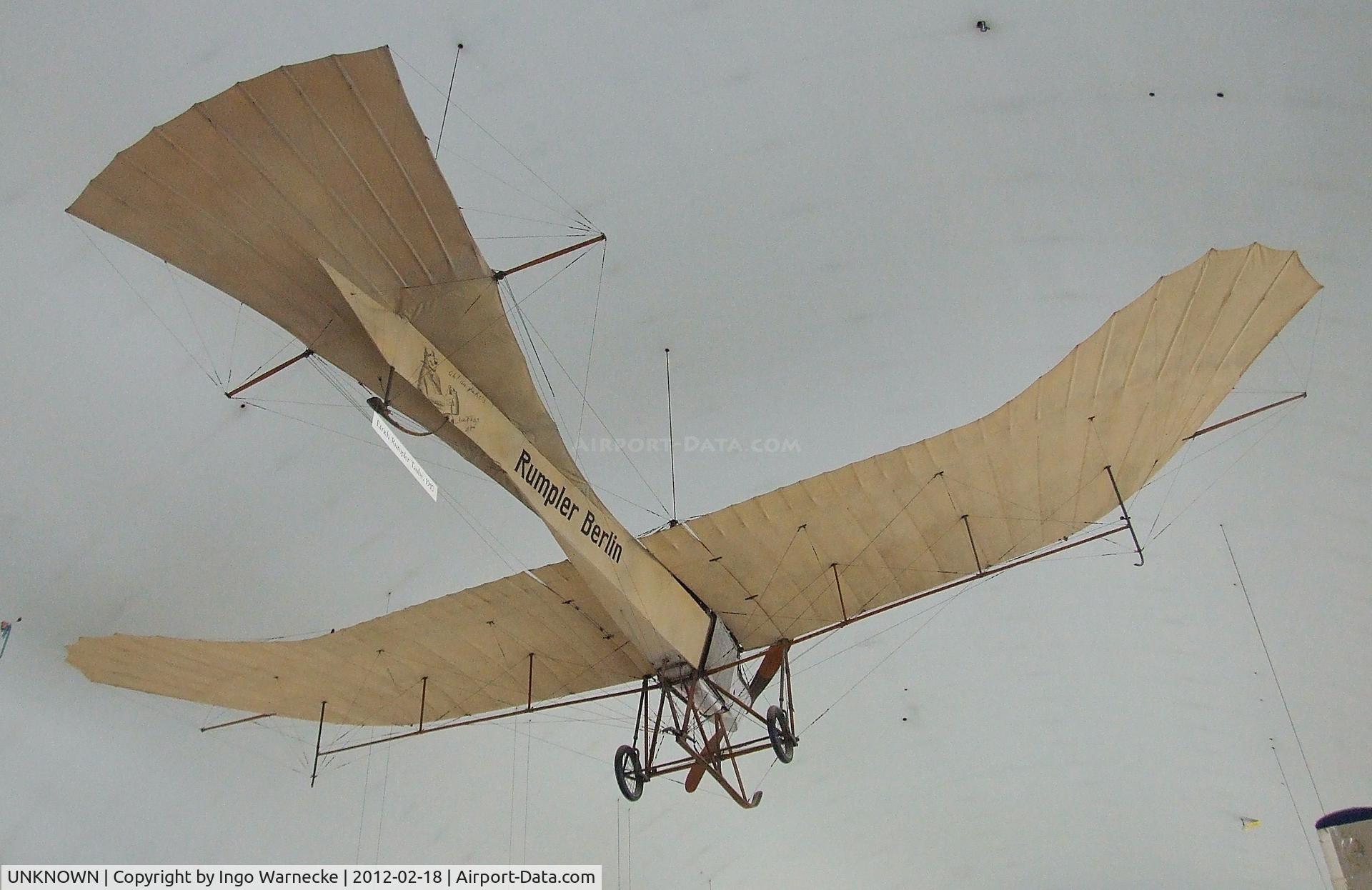 UNKNOWN, 1910 Rumpler Berlin Taube C/N 19, Rumpler Taube at the Deutsches Museum, München (Munich)