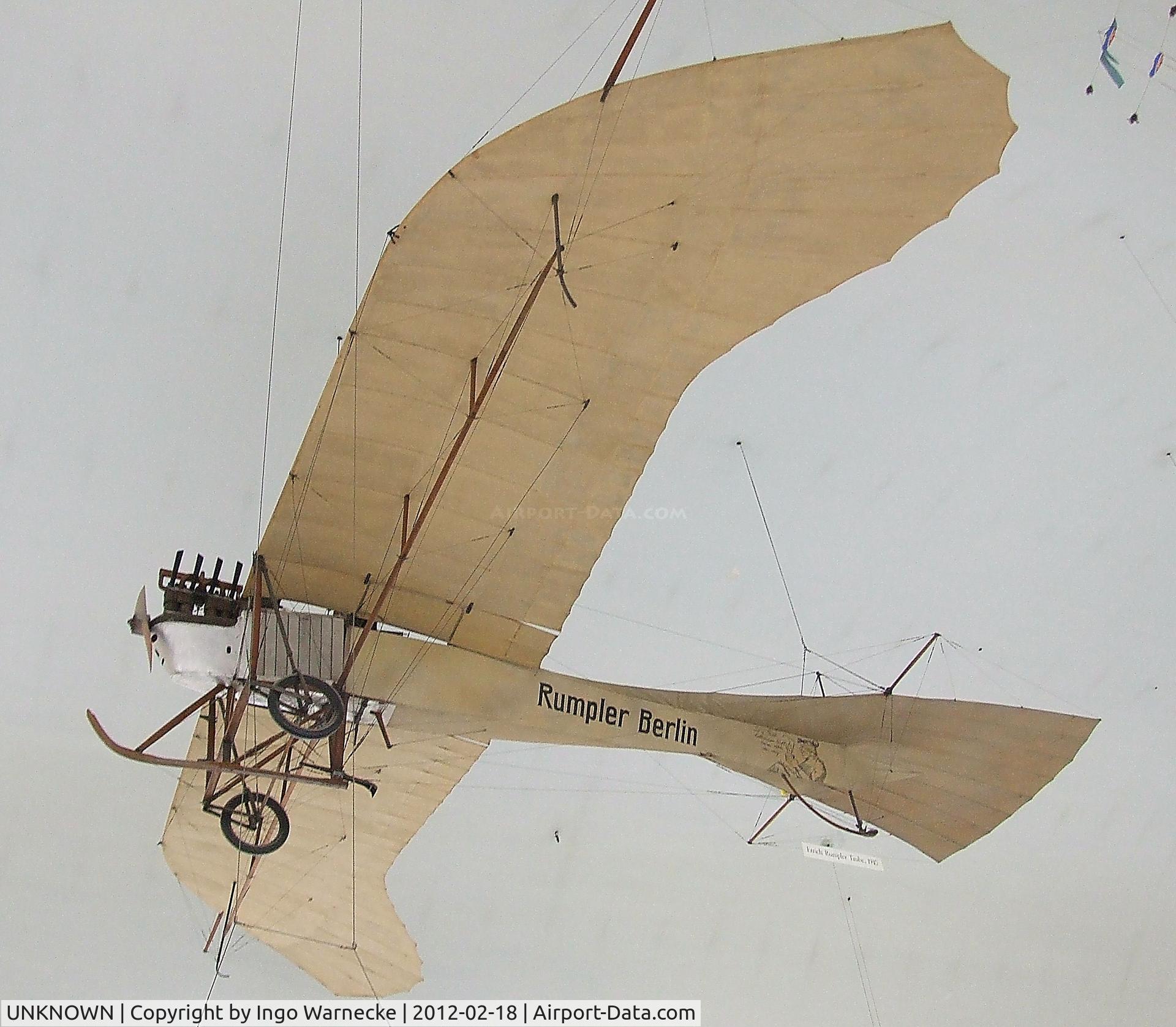 UNKNOWN, 1910 Rumpler Berlin Taube C/N 19, Rumpler Taube at the Deutsches Museum, München (Munich)