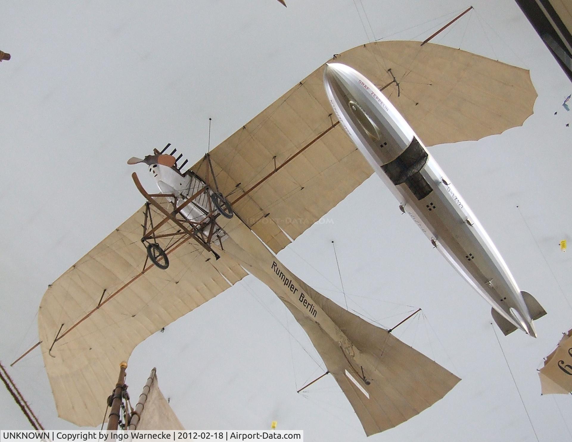 UNKNOWN, 1910 Rumpler Berlin Taube C/N 19, Rumpler Taube at the Deutsches Museum, München (Munich)