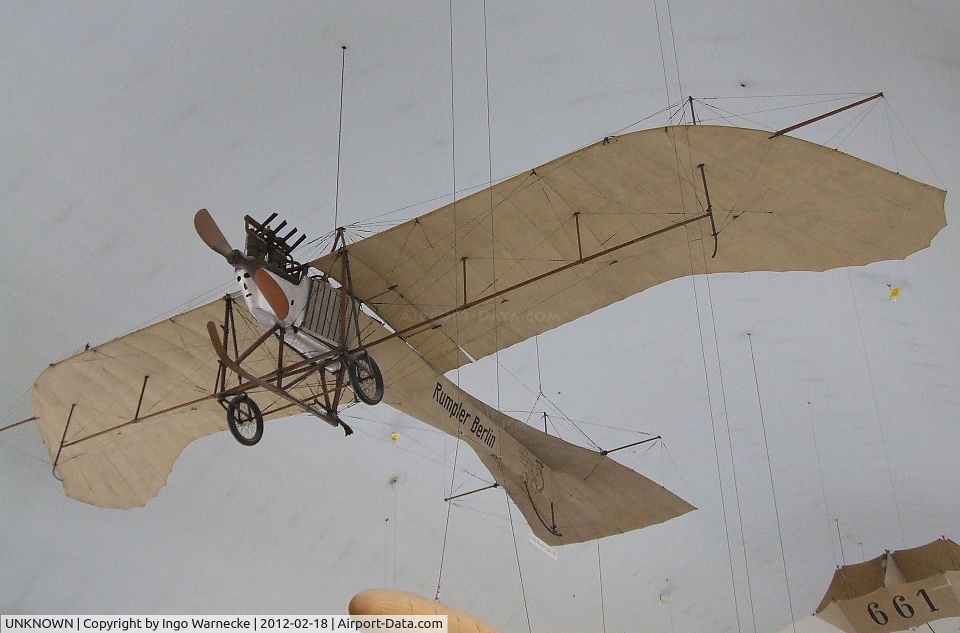 UNKNOWN, 1910 Rumpler Berlin Taube C/N 19, Rumpler Taube at the Deutsches Museum, München (Munich)