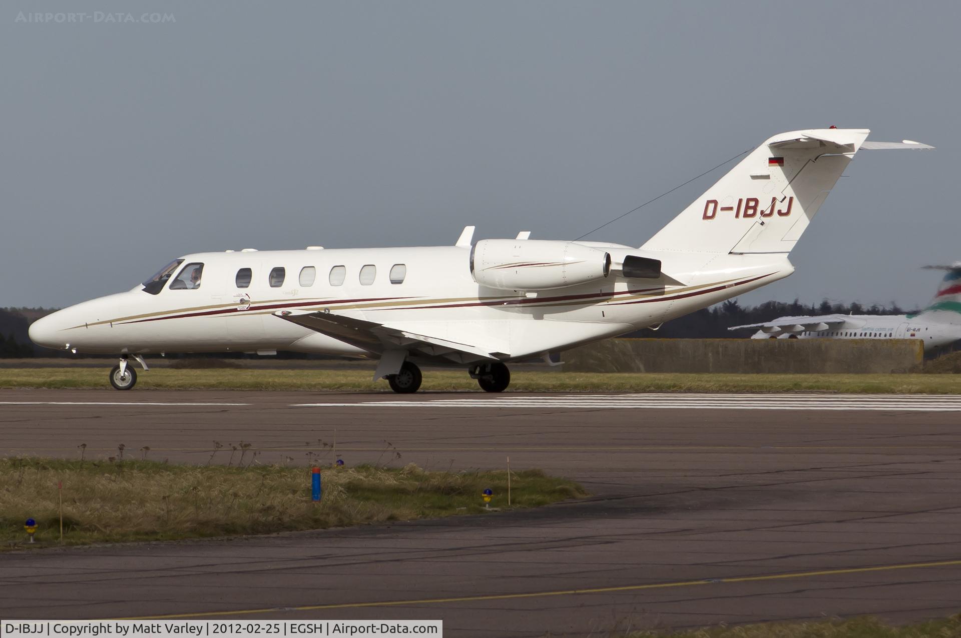 D-IBJJ, 2002 Cessna 525A CitationJet CJ2 C/N 525A-0125, About to depart EGSH