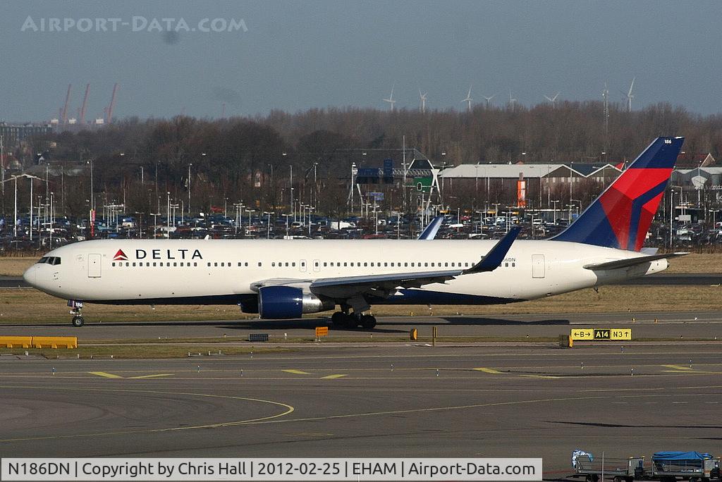 N186DN, 1995 Boeing 767-332 C/N 27962, Delta Airlines
